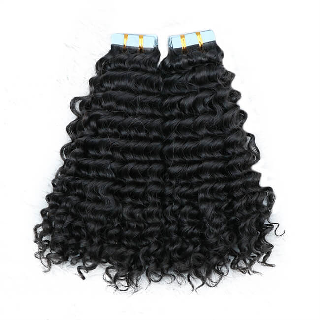 Human Hair Natural Black Water Wave Bulk Hair Extensions for Braiding -  GitHair